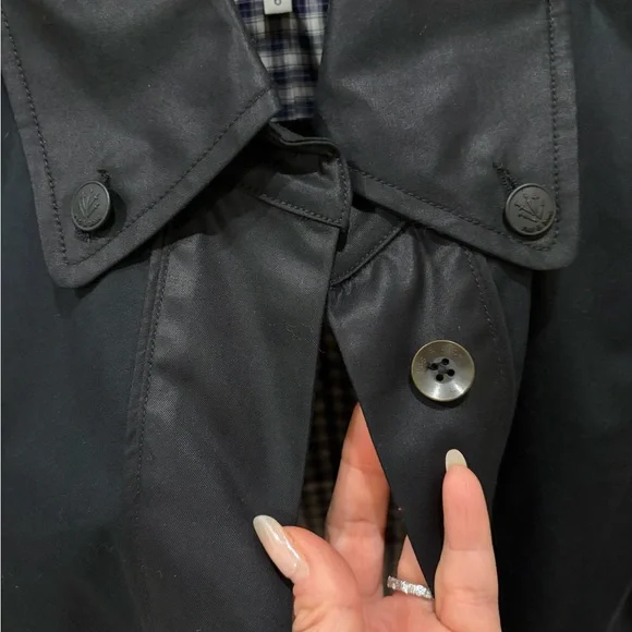 Rag & Bone 3/4 sleeve sateen military jacket 6 - Picture 8 of 13